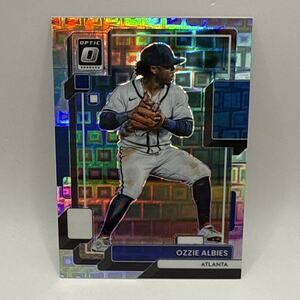 2022 Panini Donruss Optic Pandora Prizm /99 Ozzie Albies #174 Atlanta MLB